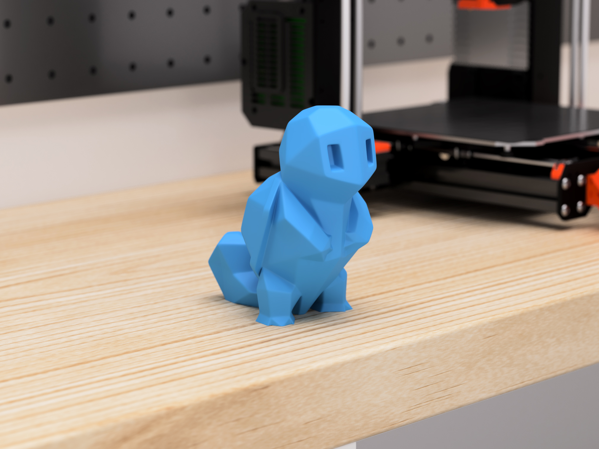 Low-Poly Squirtle - Remastered