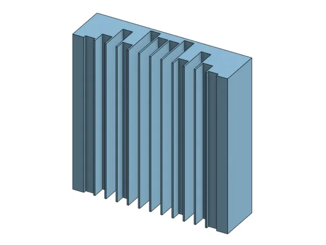 Quadratic Diffuser Pannel