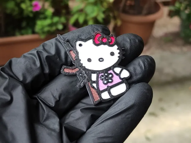 Hello Kitty with AK47