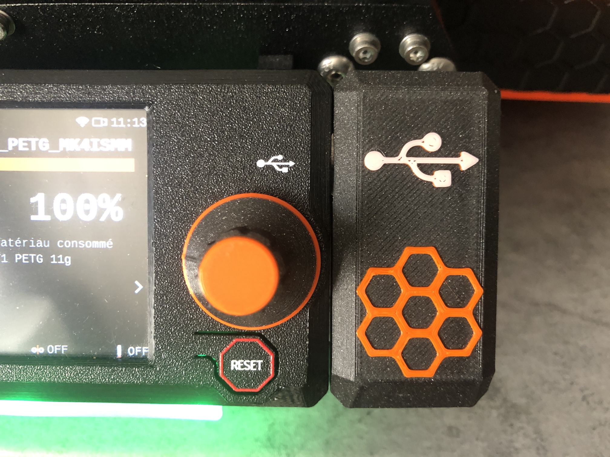 Prusa MK4/MK4S/C1/C1+ USB Stick Case