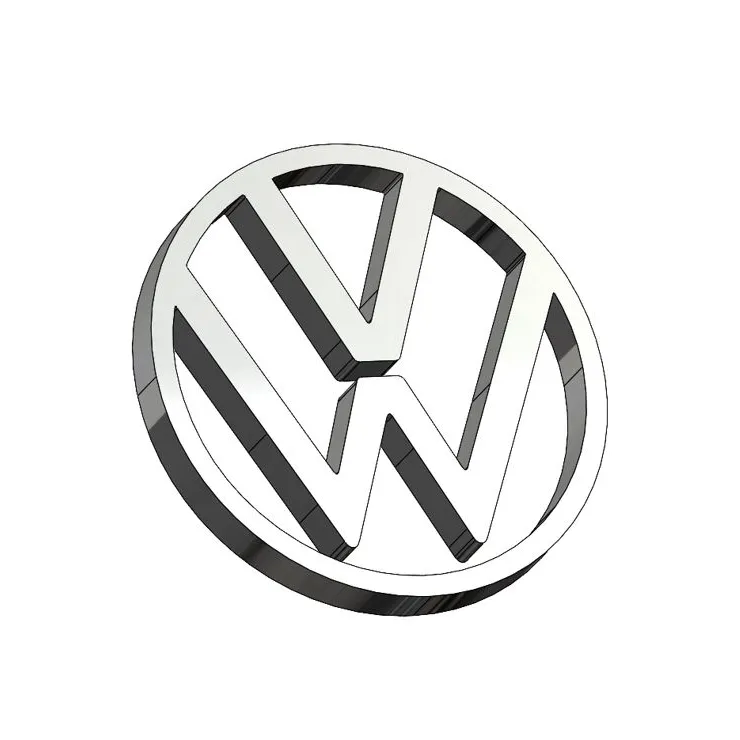 Volkswagen Logo by V3Design, Download free STL model