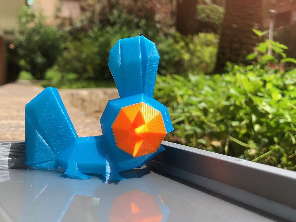 Low Poly Mudkip By Capitangolo | Download Free STL Model | Printables.com