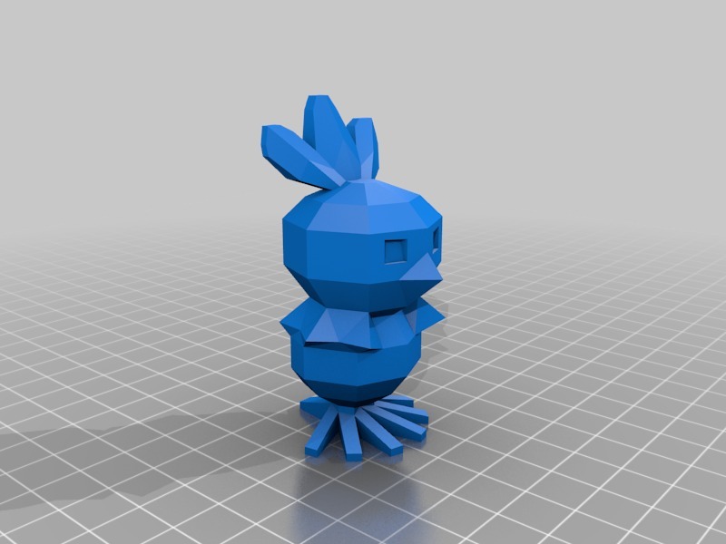 Miniatura 3 do modelo 3D Low Poly Torchic