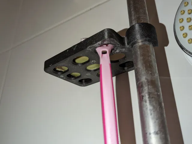 Solid soap shower holder