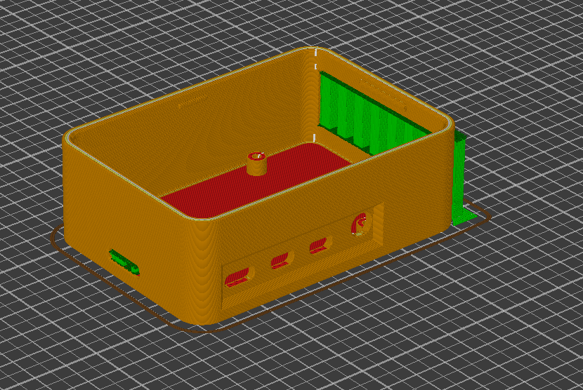 Miniatura 6 do modelo 3D Raspberry Pi 4 Case