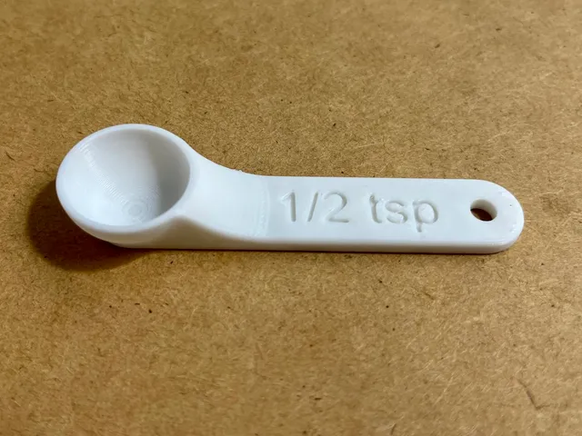 Measuring Spoon 1/2 tsp (2.5 ml, round, no support)