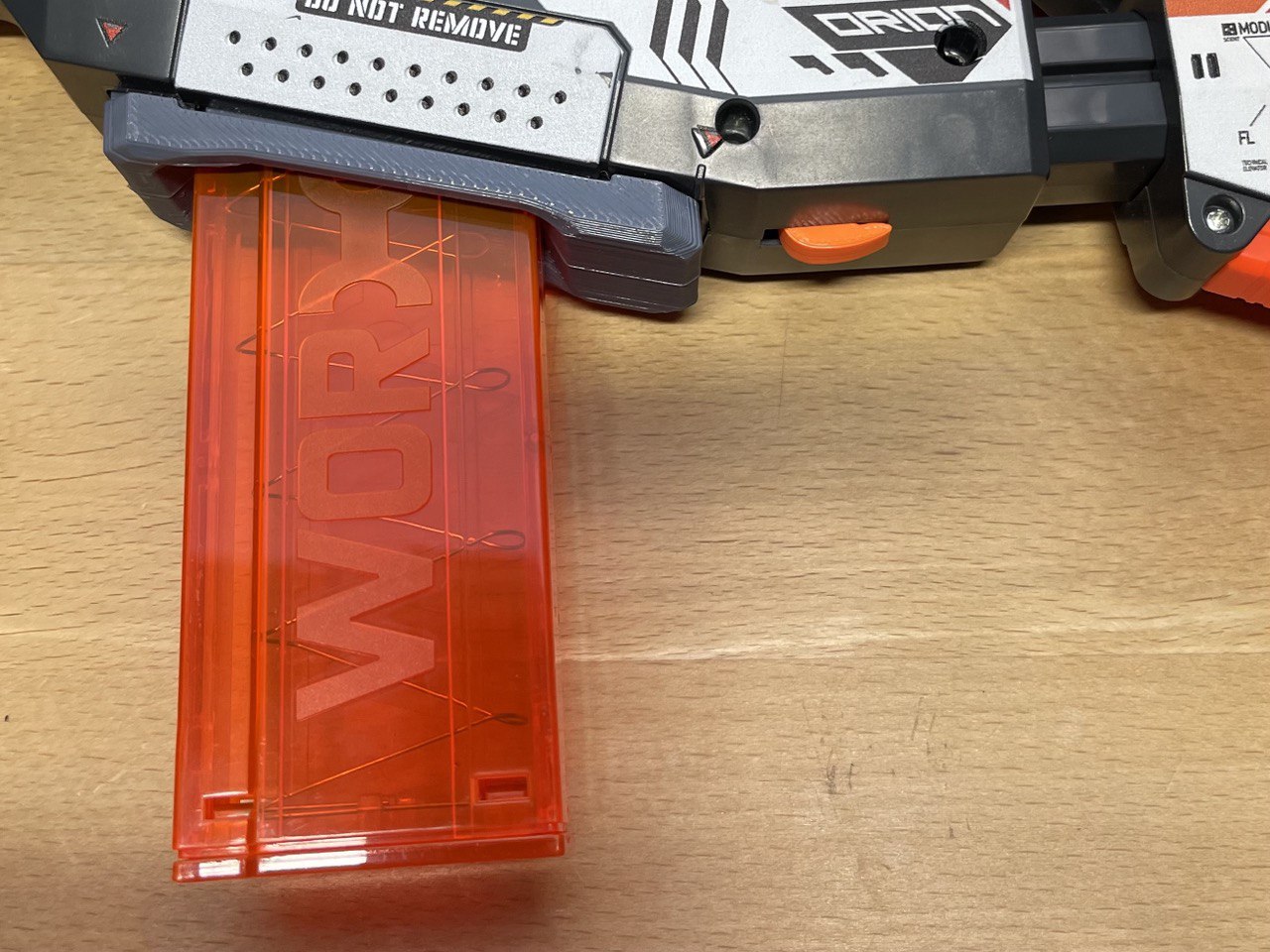 X-Shot Longshot low profile magazine-release