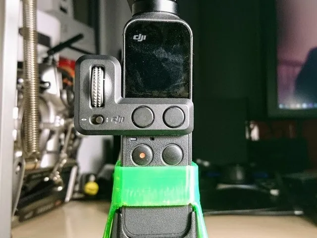 DJI Osmo Pocket with wireless adapter tripod holder / handle