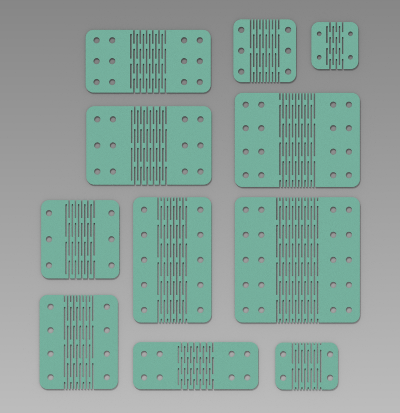 Flat Hinges - No moving parts