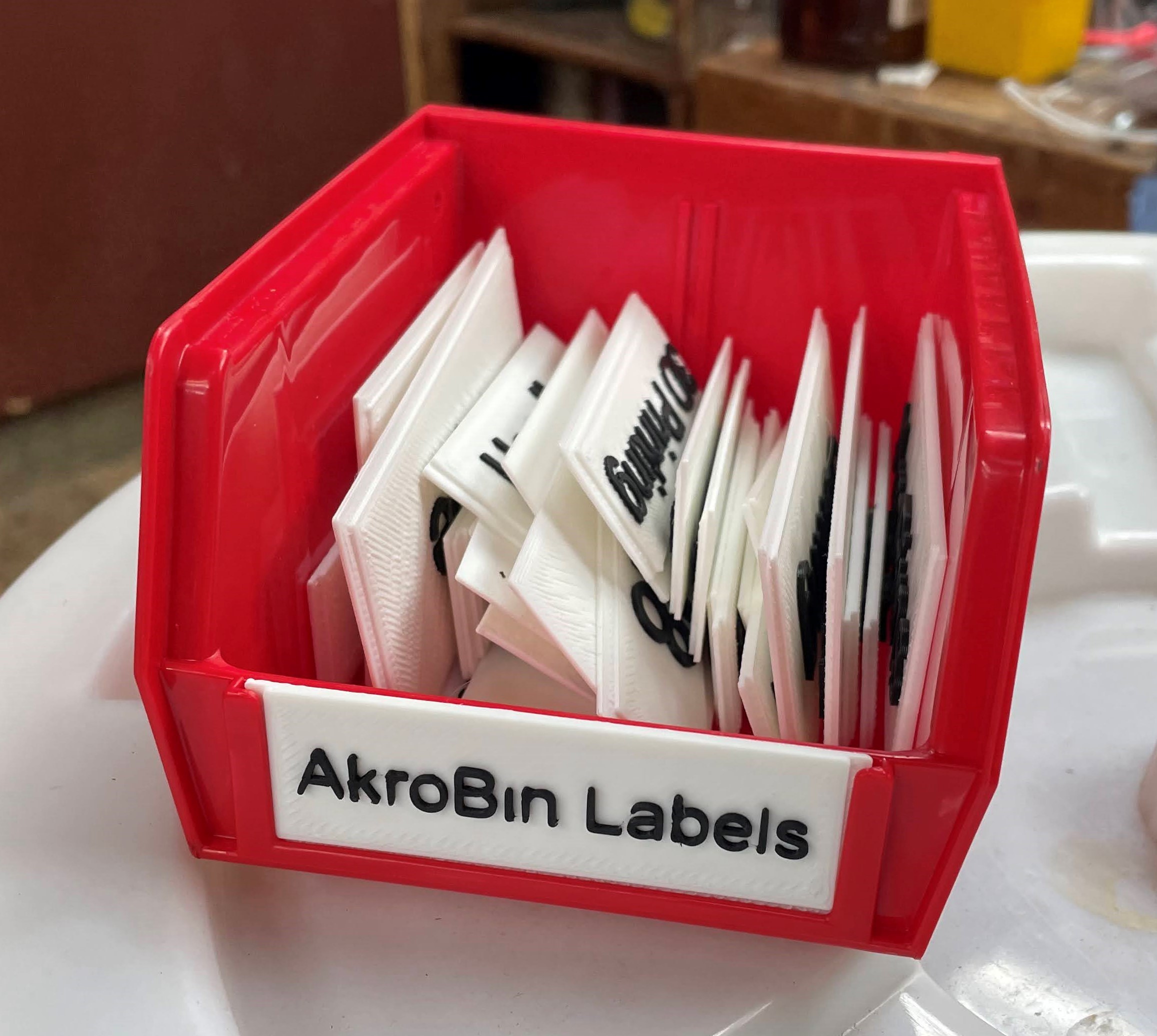 Parametric Labels for Akro Mils AkroBins by Douglas Hale Download