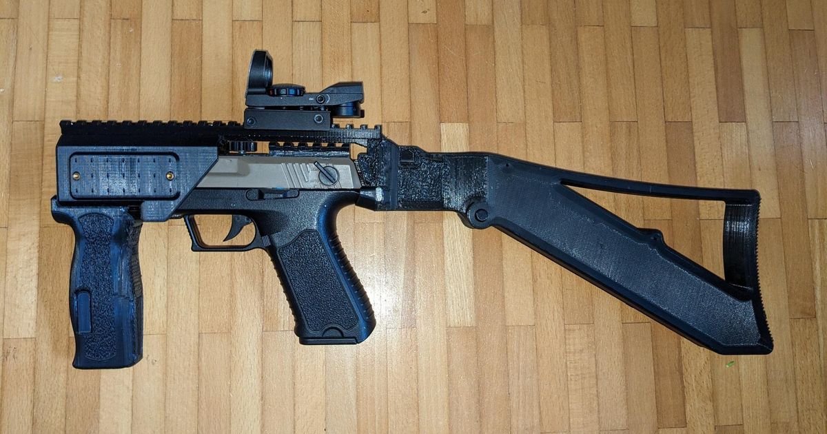 Cyma CM 127 Carbine Conversion/ Rony by Scoutjango | Download free STL ...