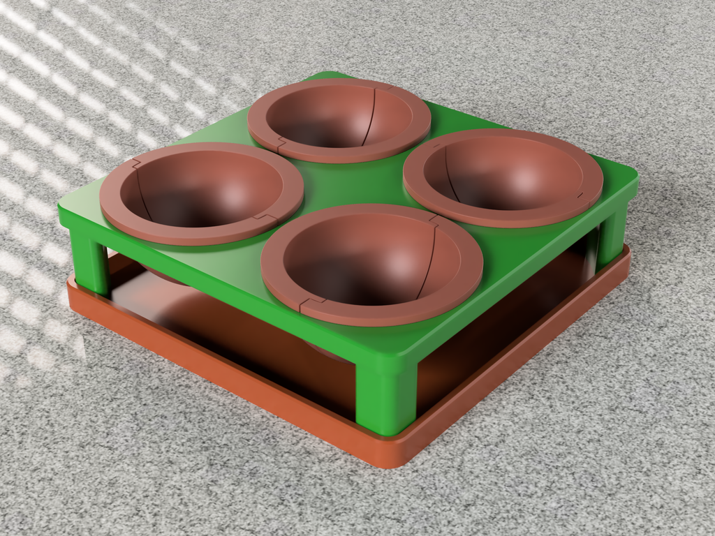 Seed germination pots