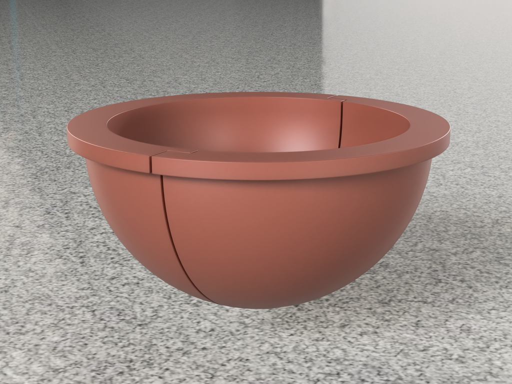 Miniatura 3 do modelo 3D Seed germination pots