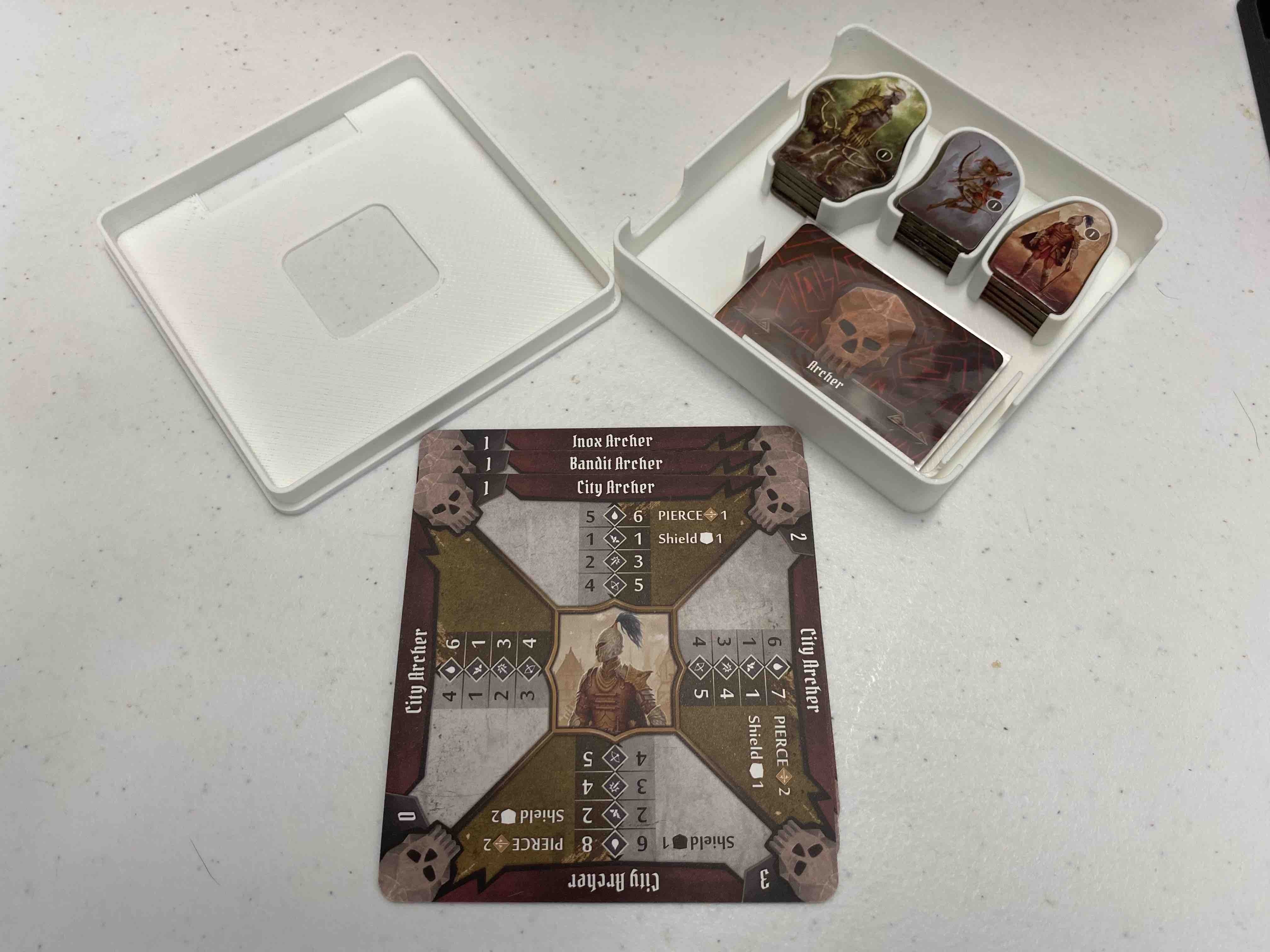 Gloomhaven Sleeved Cards Storage Organizer Remix by Valhalalala ...