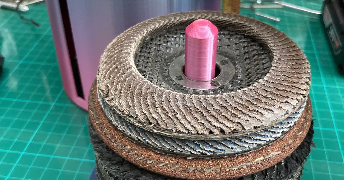 4" Grinding Blade Cutting Disc Storage Case H4" von Long Hair Prince