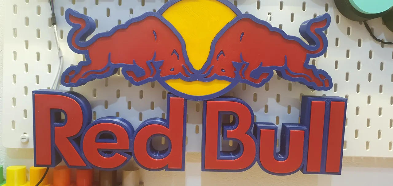 Red Bull ロゴ ライトスタンド Red Bull Lamp by BrightBox | Download STL model | Printables.com