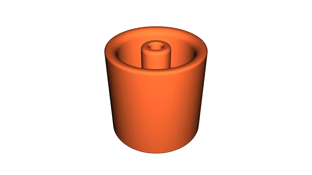 Floating Cup (smoother look, foolproof assembly) by bwaslo