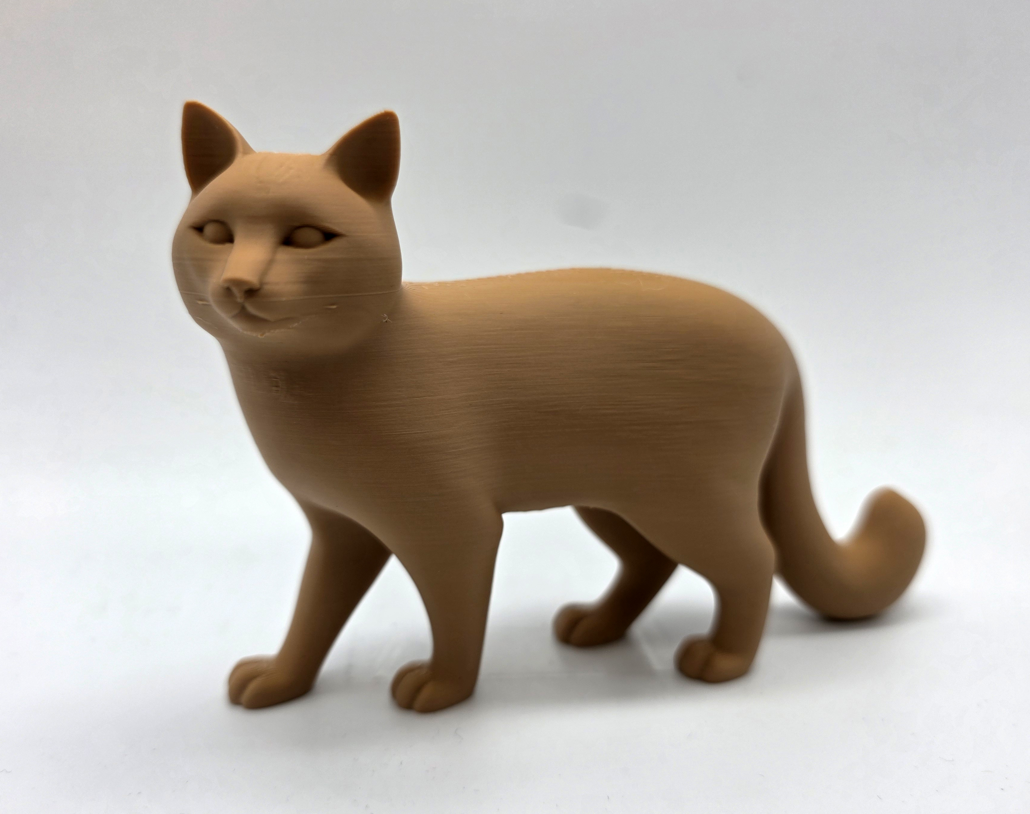 Paintable Standing Cat