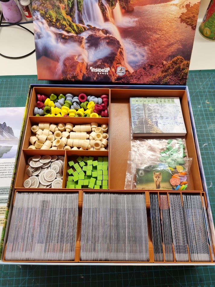 Earth board game insert