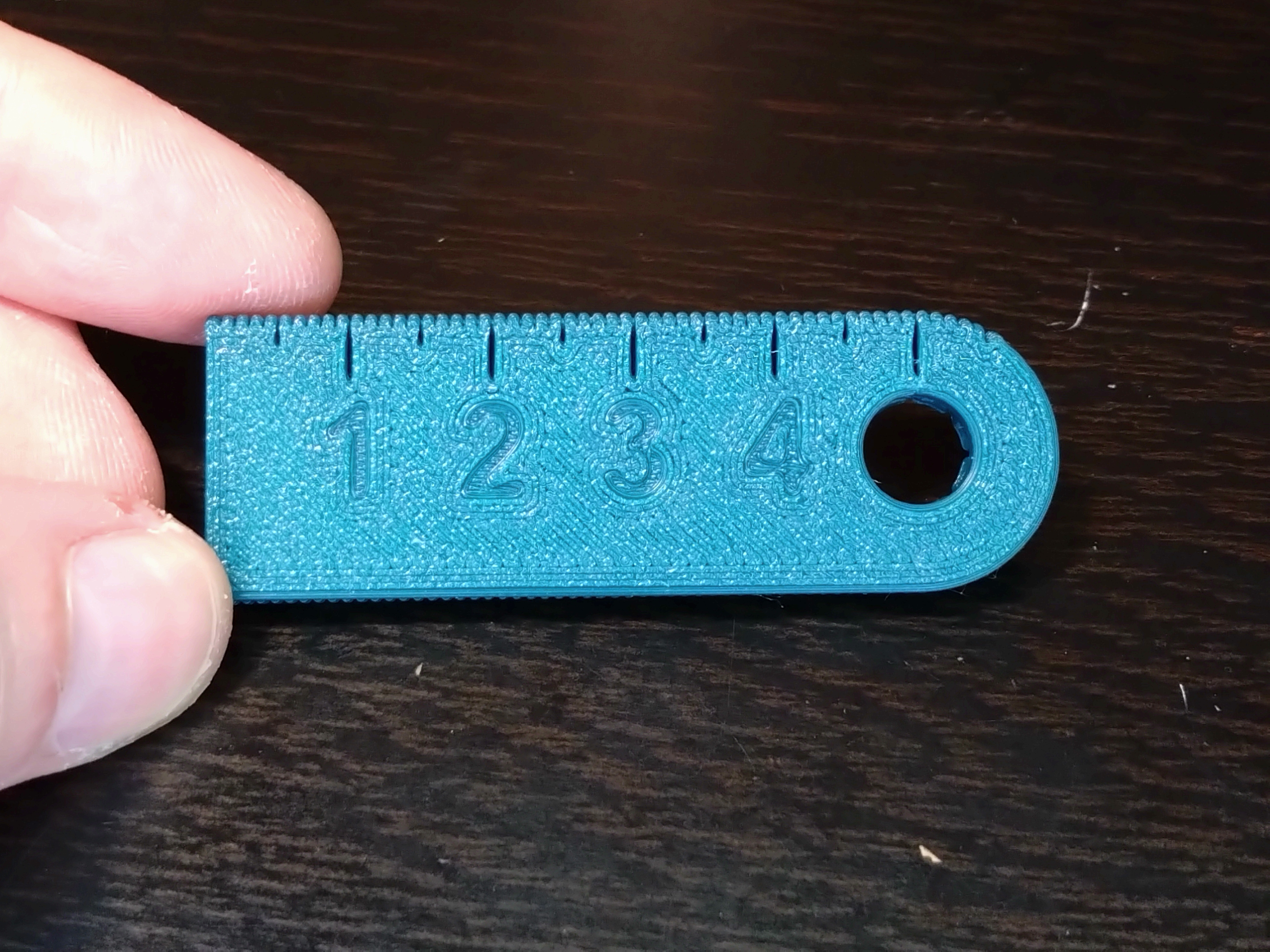 Miniatura 7 do modelo 3D Keychain rule 10cm