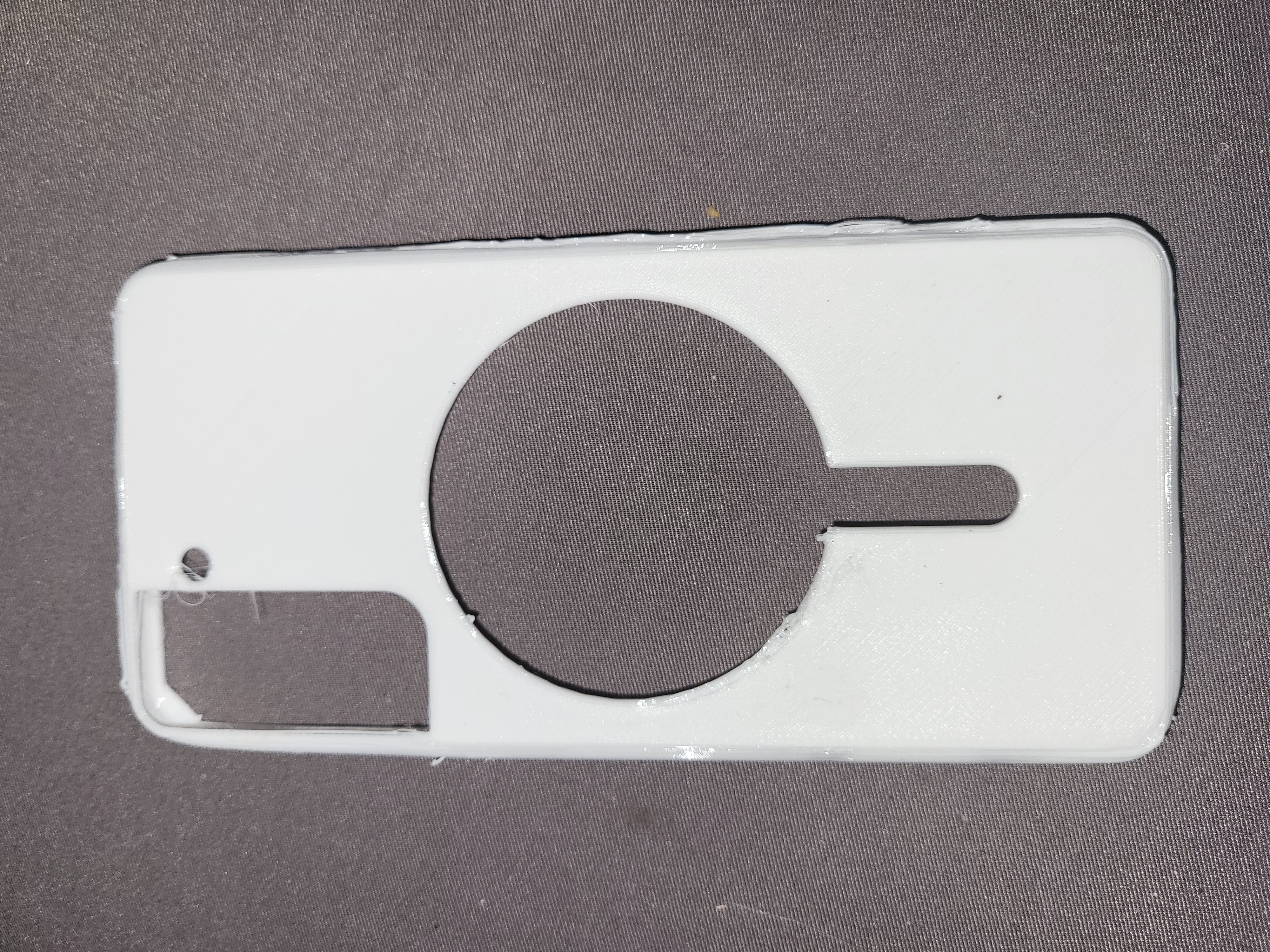 Samsung S21 FE case remix - Cutout for wireless magetic charger.