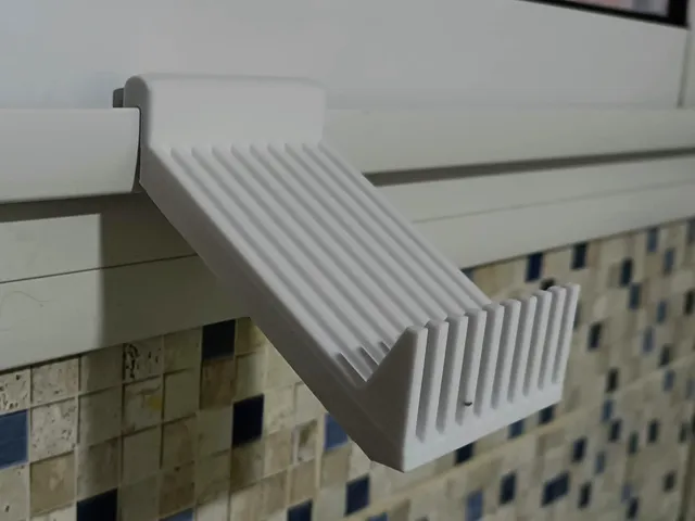 Shower soap holder for window frame