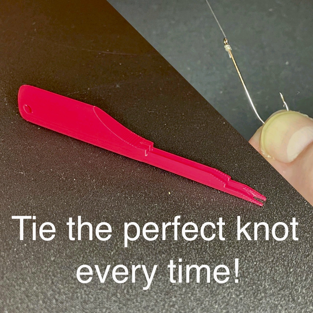 Fishing Line Knot Tying Tool by Crazy4Lookin Download free STL model