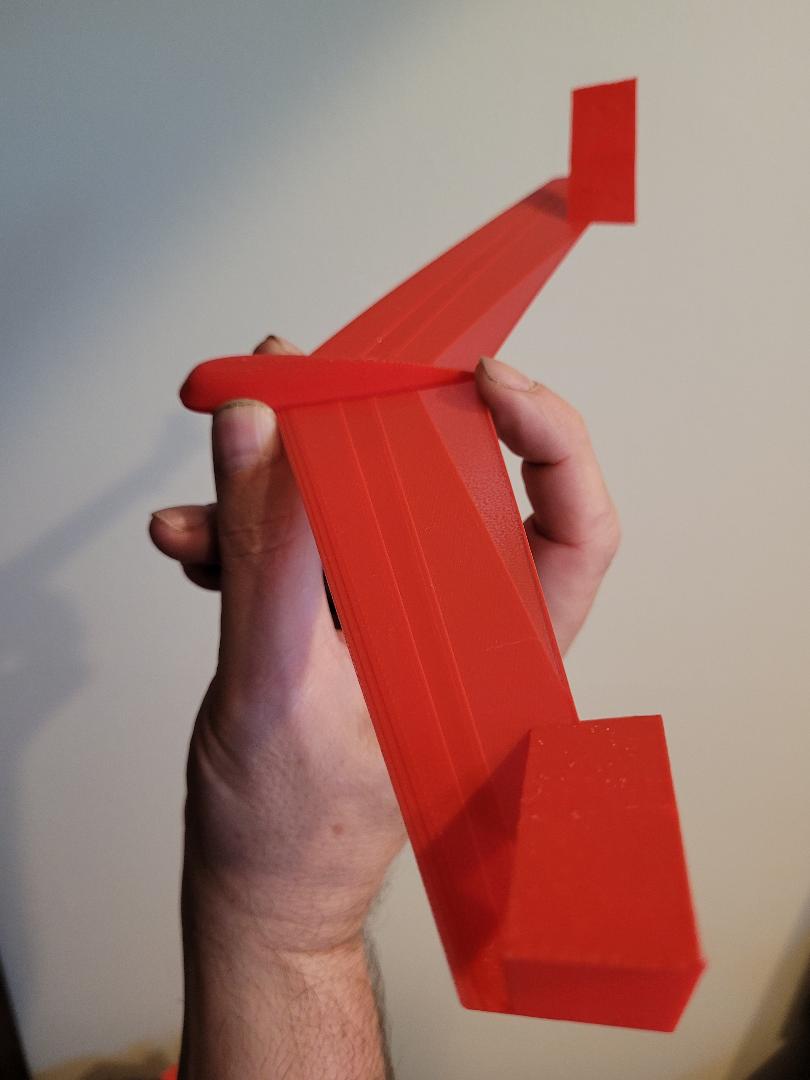 Miniatura 3 do modelo 3D Flat Flying Wing glider