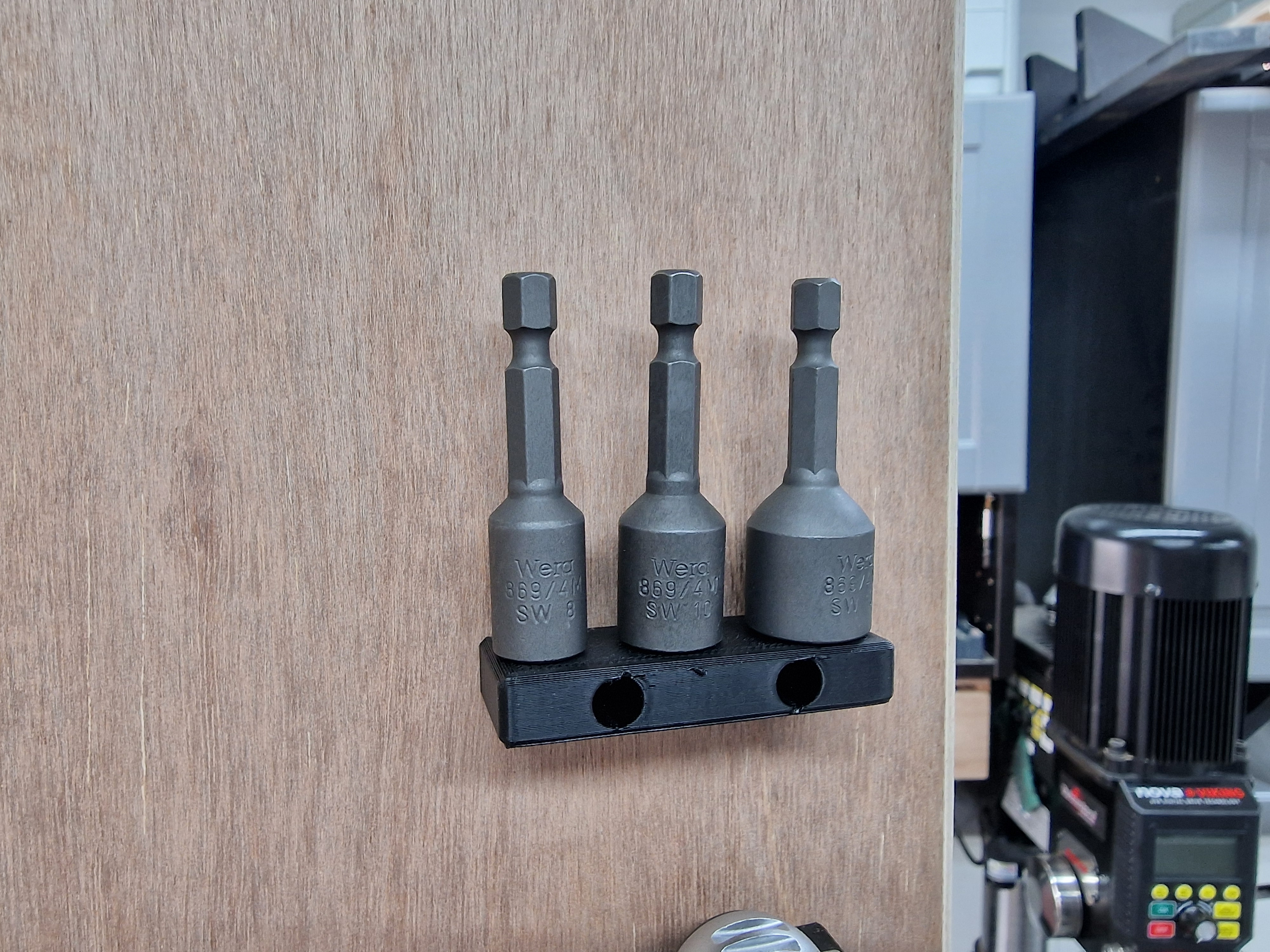 Wera Socket bit holder for 8mm,10mm and 13mm for 1/4 bit adapters