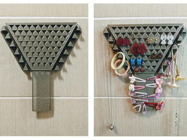 Jewelry hanger (wall mount)