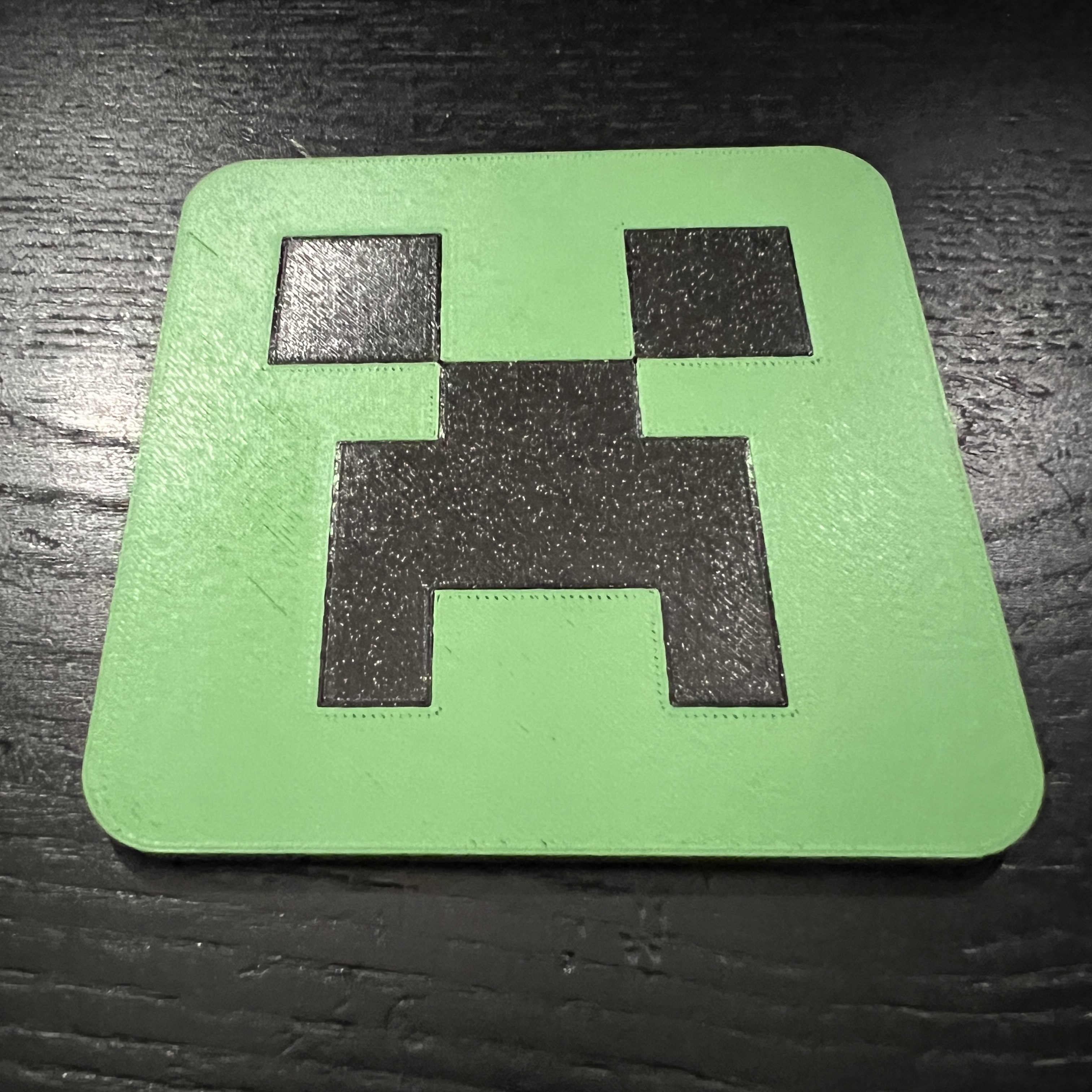 MineCraft Creeper Drink Coaster