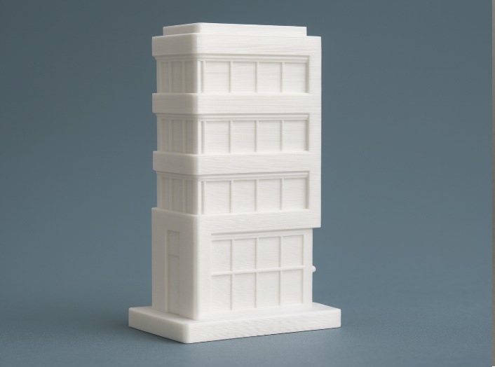 Miniature Skyscraper Model