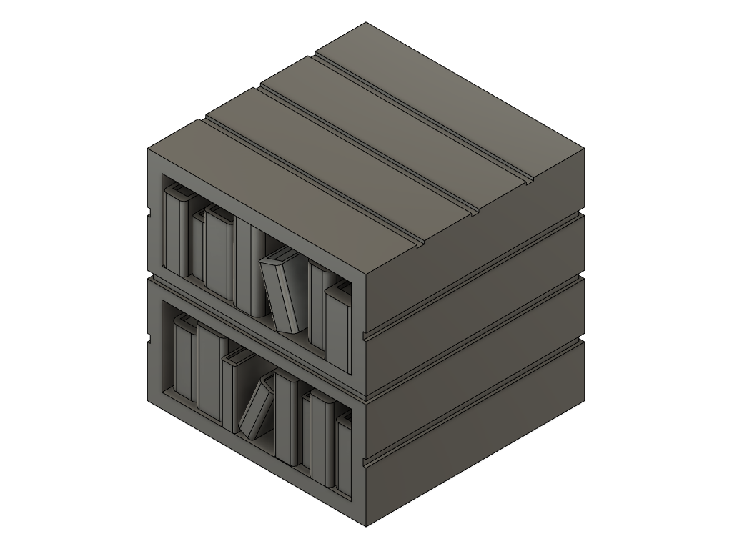 Minecraft knihovna (Minecraft Bookshelf)