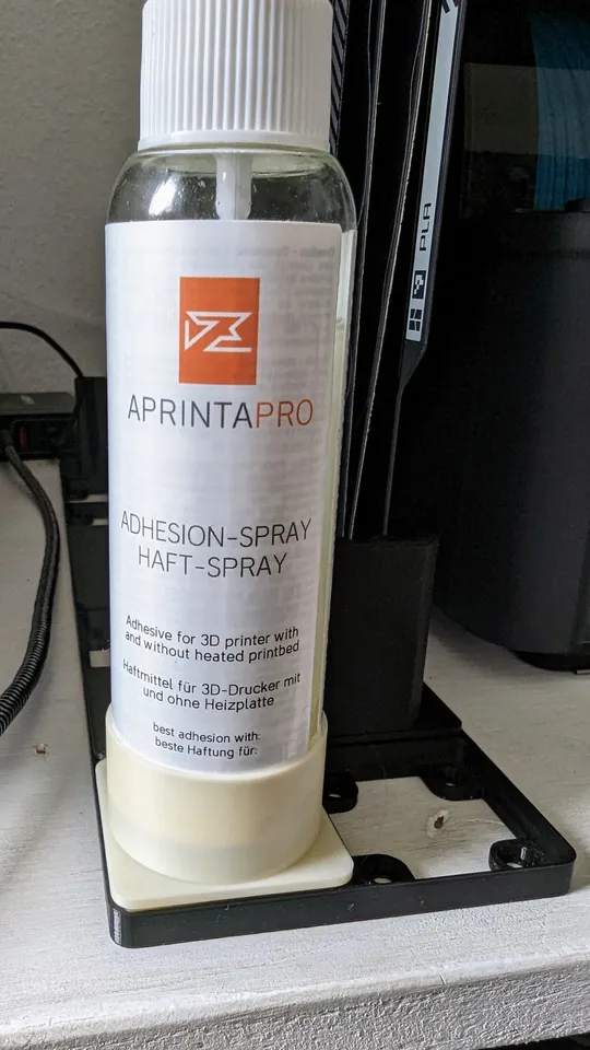 Gridfinity Aprintapro adhesive bottle holder (37,4mm diameter