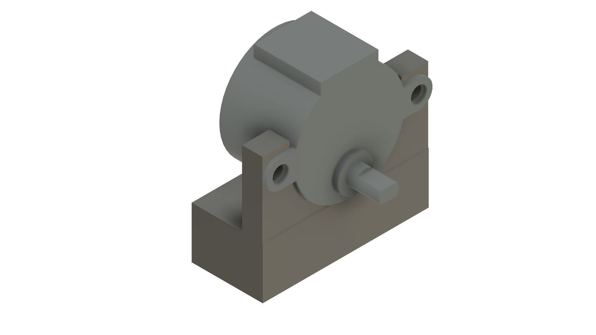 Stepper Motor Support mount 3D model
