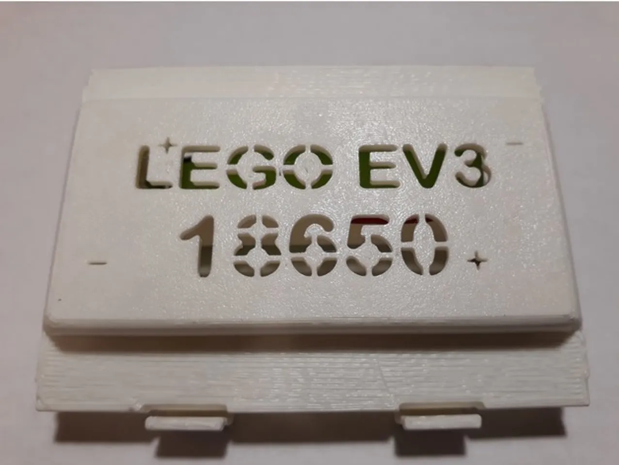 Mursten polet Tante Lego EV3 battery holder 18650 by PioHS | Download free STL model |  Printables.com