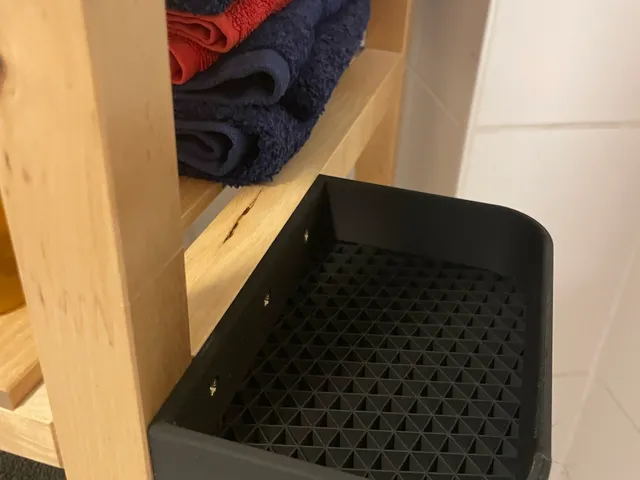 Small Dustfree Bathroom Shelf