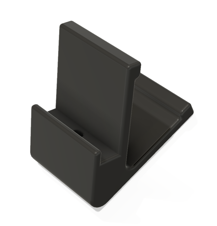 iPhone Stand with Loading Function by thomers | Download free STL model ...