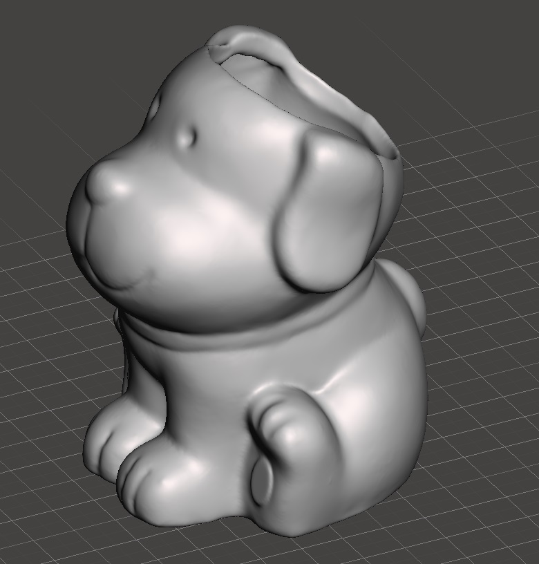 Miniatura 5 do modelo 3D doggo planter