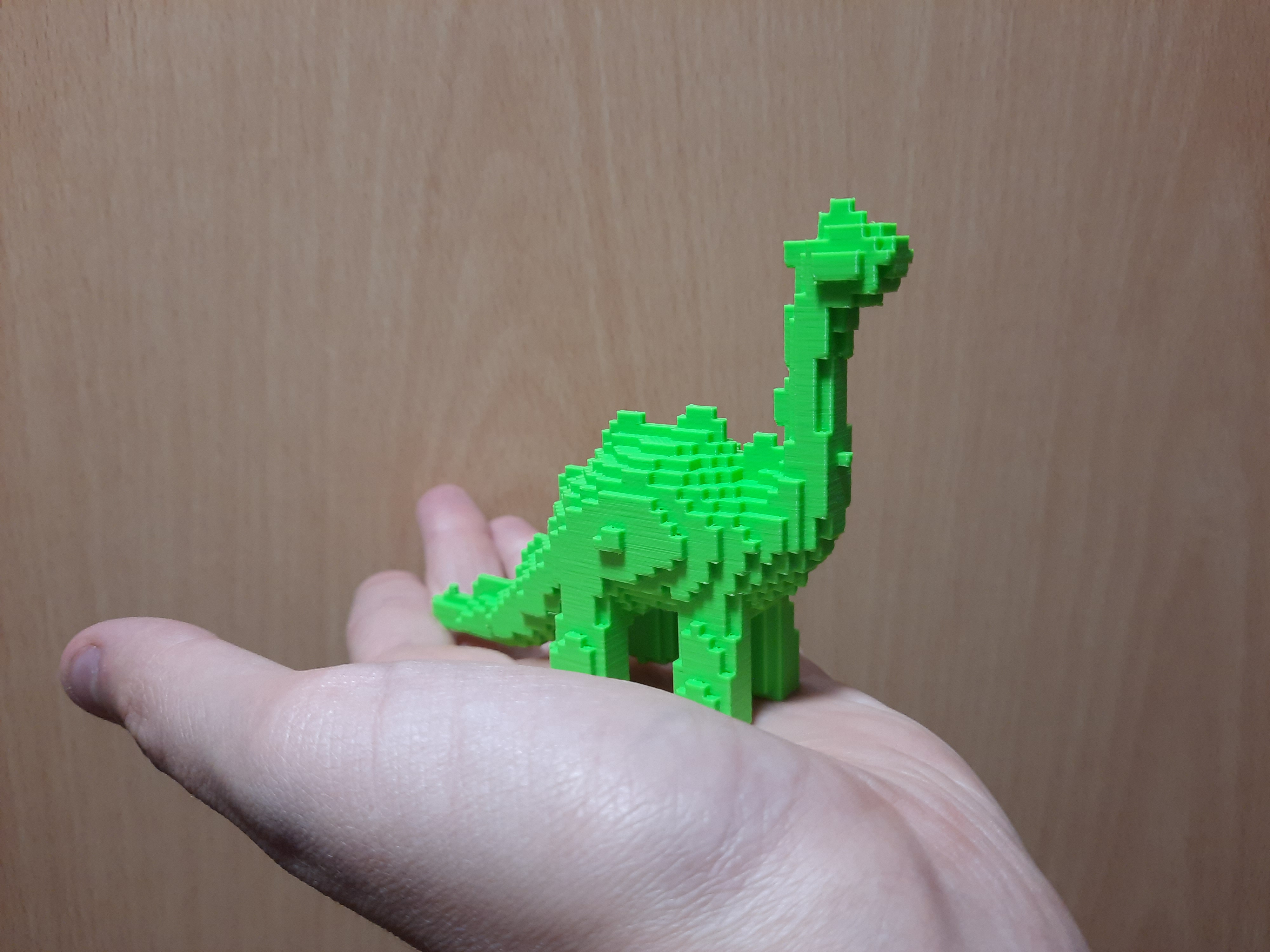 Cute longneck dinosaur blocks