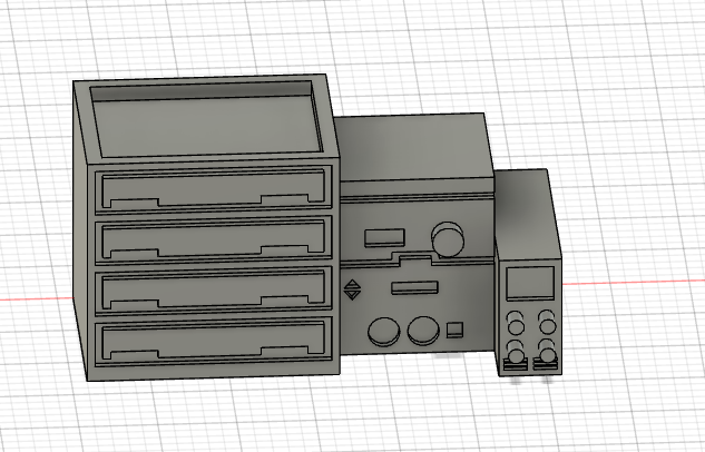 electronics workspace model