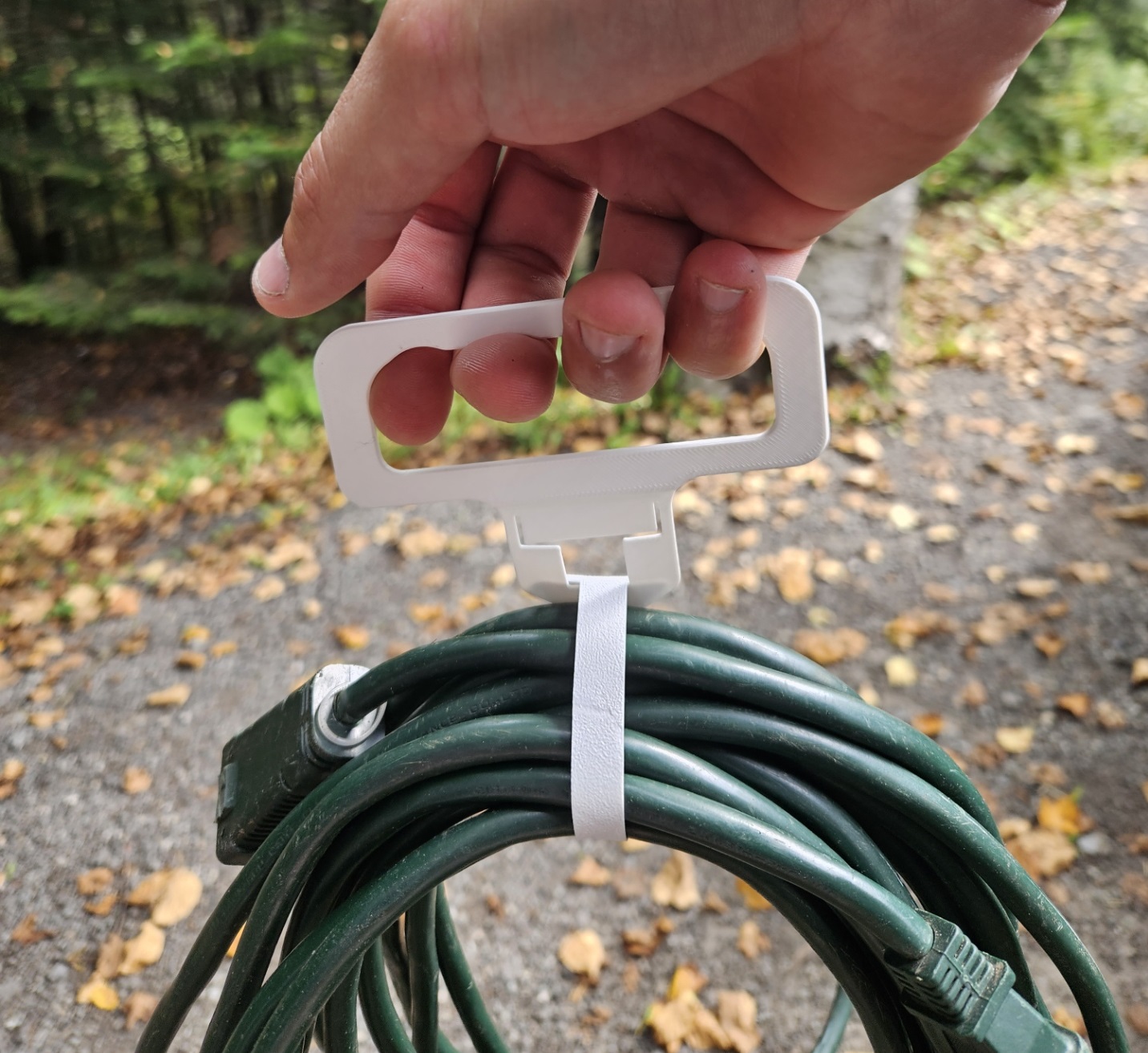 cable strap hanger organizer long or short