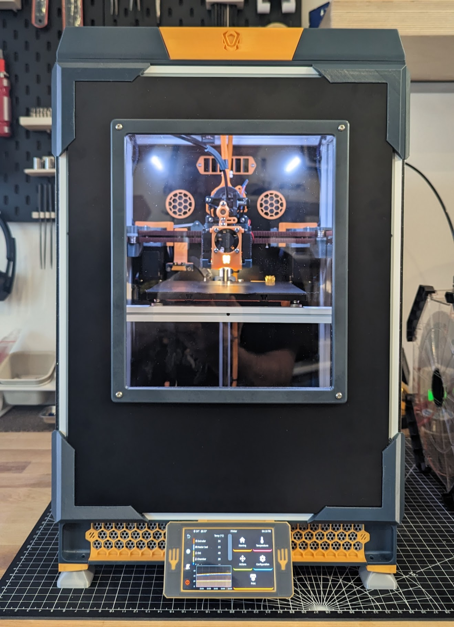 Salad Fork 3.5" HDMI Display Mount by burningBeard Download free STL