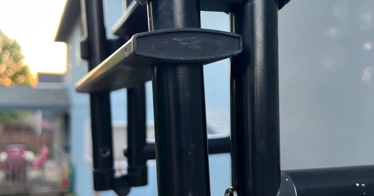 RV Ladder Hinge AddOn for Better Bumper Storage Access by Tinker Labs