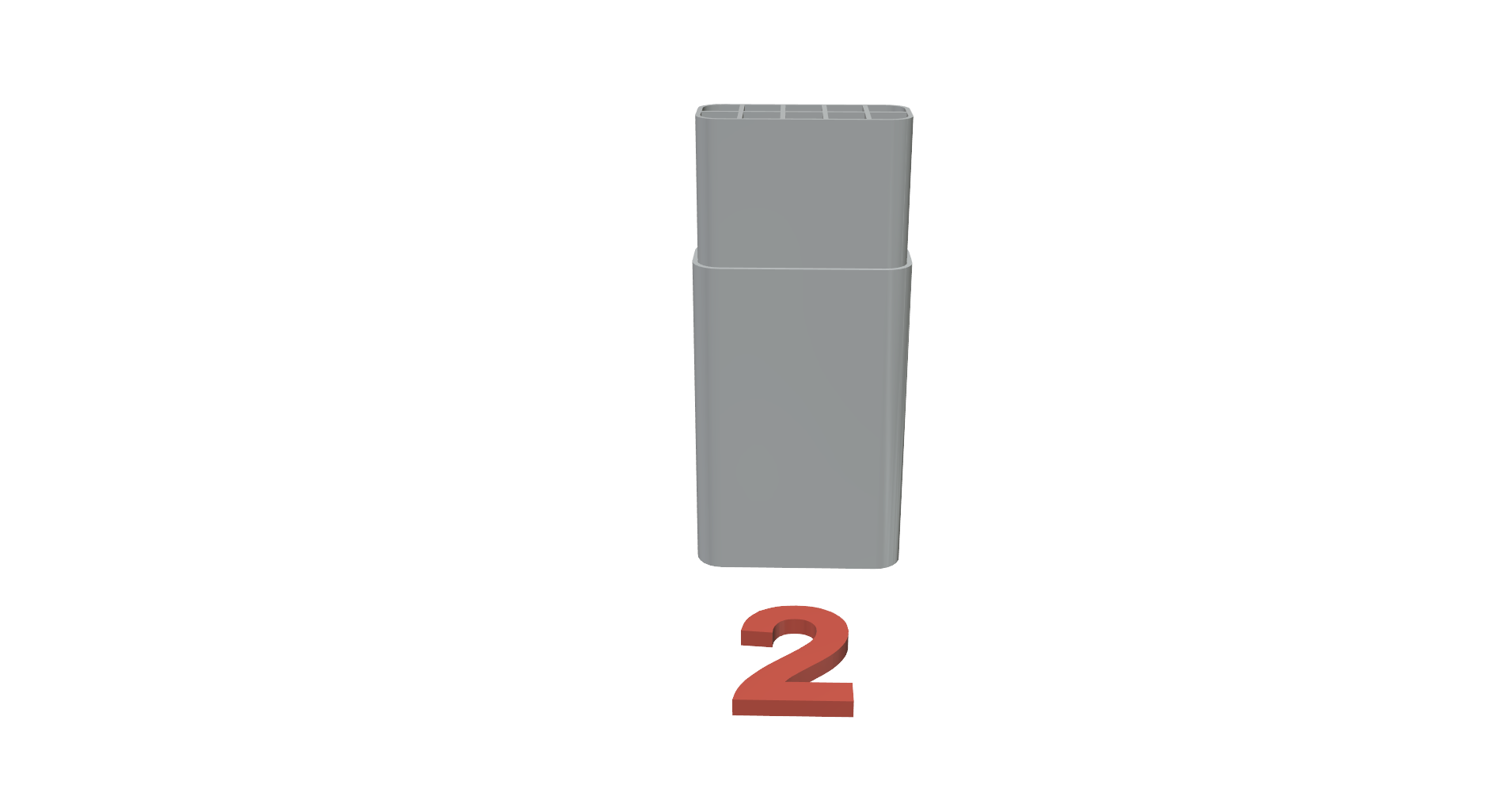 Miniatura 8 do modelo 3D Cigarette box cigarette case easy printable without support