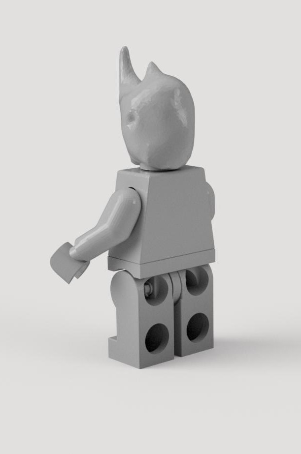 Giant Lego Rhino from Spiderman ~ (1:5) by IF ONLY 3D, Download free STL  model