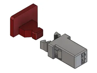 Push-Push Latch Actuator (aka Strike) by m_IDEX | Download free STL ...