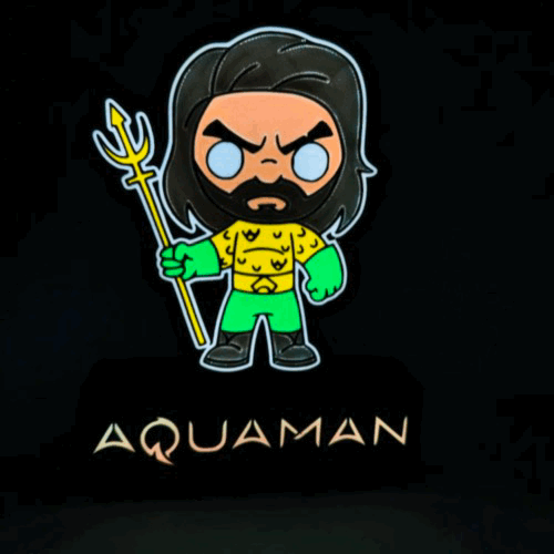 Aquaman led lamp( 3mf for Bambu ams)