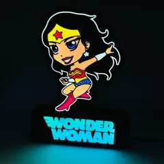 Wonder Woman led lamp( 3mf for Bambu ams)