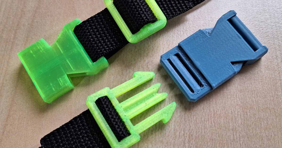 Classic strap buckle by HD_Creator Download free STL model